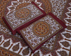 Eco Cotton Double Bedsheet with Mandala Floral Print – 90x100 Inches + 2 Pillow Covers