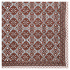 Eco Cotton Double Bedsheet with Geometric Floral Print – 90x100 Inches + 2 Pillow Covers