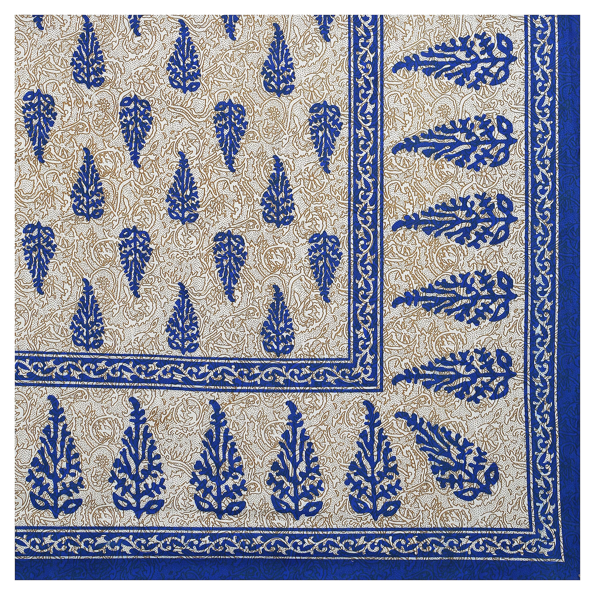 Eco Cotton Double Bedsheet with Elegant Boota Print – 90x100 Inches + 2 Pillow Covers