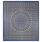 Eco Cotton Double Bedsheet with Peacock Mandala Print – 90x100 Inches + 2 Pillow Covers