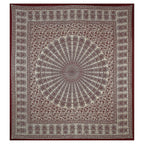 Eco Cotton Double Bedsheet with Peacock Mandala Print – 90x100 Inches + 2 Pillow Covers