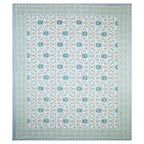 Eklavya Ikat Collection 95x108 Double Bedsheet with Geometric Ikat Patterns & Matching Pillow Covers