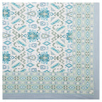 Eklavya Ikat Collection 95x108 Double Bedsheet with Geometric Ikat Patterns & Matching Pillow Covers