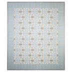 Eklavya Ikat Collection 95x108 Double Bedsheet with Geometric Ikat Patterns & Matching Pillow Covers