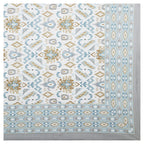 Eklavya Ikat Collection 95x108 Double Bedsheet with Geometric Ikat Patterns & Matching Pillow Covers