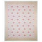 Eklavya Ikat Collection 95x108 Double Bedsheet with Geometric Ikat Patterns & Matching Pillow Covers