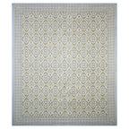Eklavya Ikat Collection 95x108 Double Bedsheet with Classic Ikat Diamond Motifs & Matching Pillow Covers