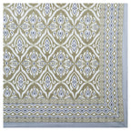 Eklavya Ikat Collection 95x108 Double Bedsheet with Classic Ikat Diamond Motifs & Matching Pillow Covers
