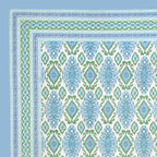 Eklavya Ikat Collection 95x108 Double Bedsheet with Heritage Paisley Ikat Motifs & Matching Pillow Covers