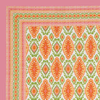 Eklavya Ikat Collection 95x108 Double Bedsheet with Heritage Paisley Ikat Motifs & Matching Pillow Covers