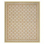 Eklavya Ikat Collection 95x108 Double Bedsheet with Geometric Floral Diamond Patterns & Pillow Covers