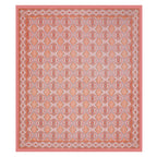 Eklavya Ikat Collection 95x108 Double Bedsheet with Geometric Floral Diamond Patterns & Pillow Covers