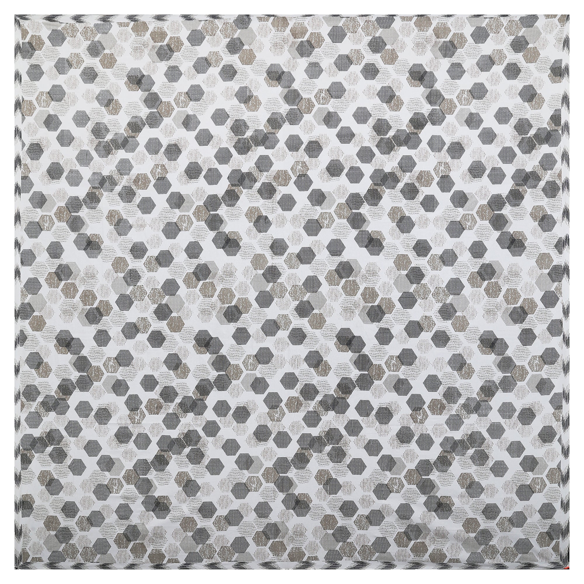 Geometrical Print Cotton Bedsheet Set | 100% Cotton | 70x100 Inches with 2 Pillow Covers