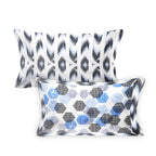 Geometrical Print Cotton Bedsheet Set | 100% Cotton | 70x100 Inches with 2 Pillow Covers