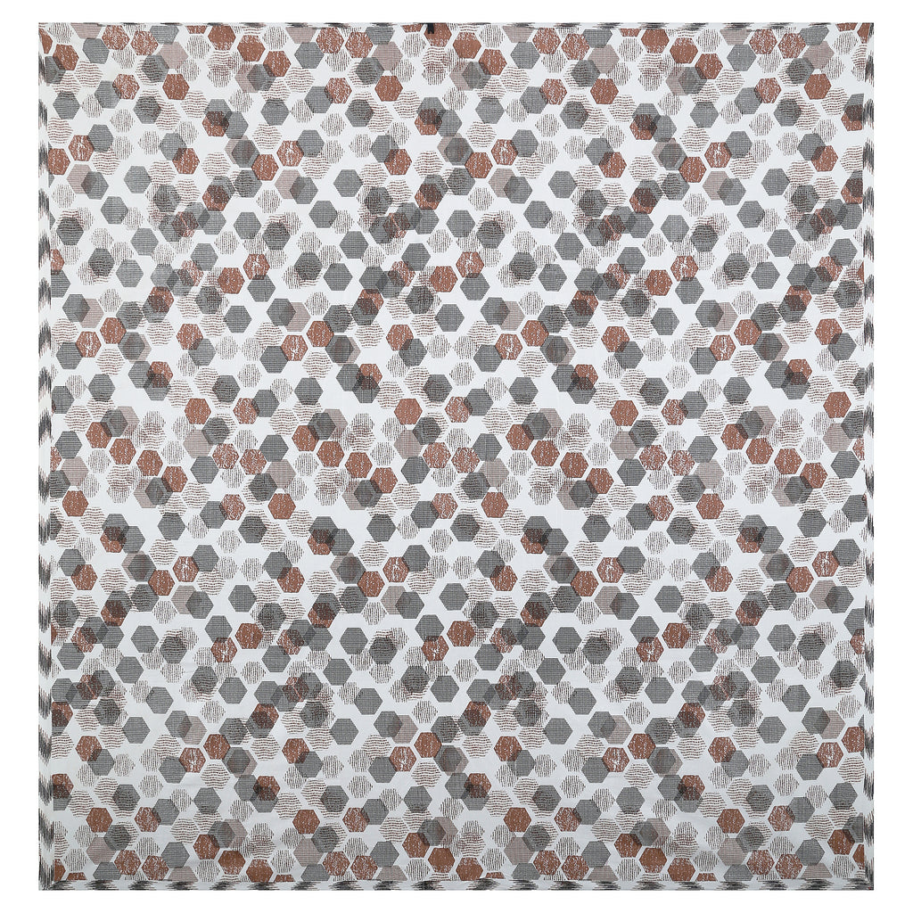 Geometrical Print Cotton Bedsheet Set | 100% Cotton | 70x100 Inches with 2 Pillow Covers