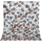 Geometrical Print Cotton Bedsheet Set | 100% Cotton | 70x100 Inches with 2 Pillow Covers