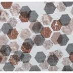 Geometrical Print Cotton Bedsheet Set | 100% Cotton | 70x100 Inches with 2 Pillow Covers