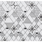 Premium Geometric Design Single Cotton Bedsheet Set | 70x100 Inches | 100% Cotton with 2 Pillow Covers