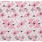 Premium Geometric Design Single Cotton Bedsheet Set | 70x100 Inches | 100% Cotton with 2 Pillow Covers