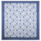 Luxury 100% Cotton Geometric Single Bedsheet Set | 70x100 Inches | Soft & Breathable with 2 Pillow Covers