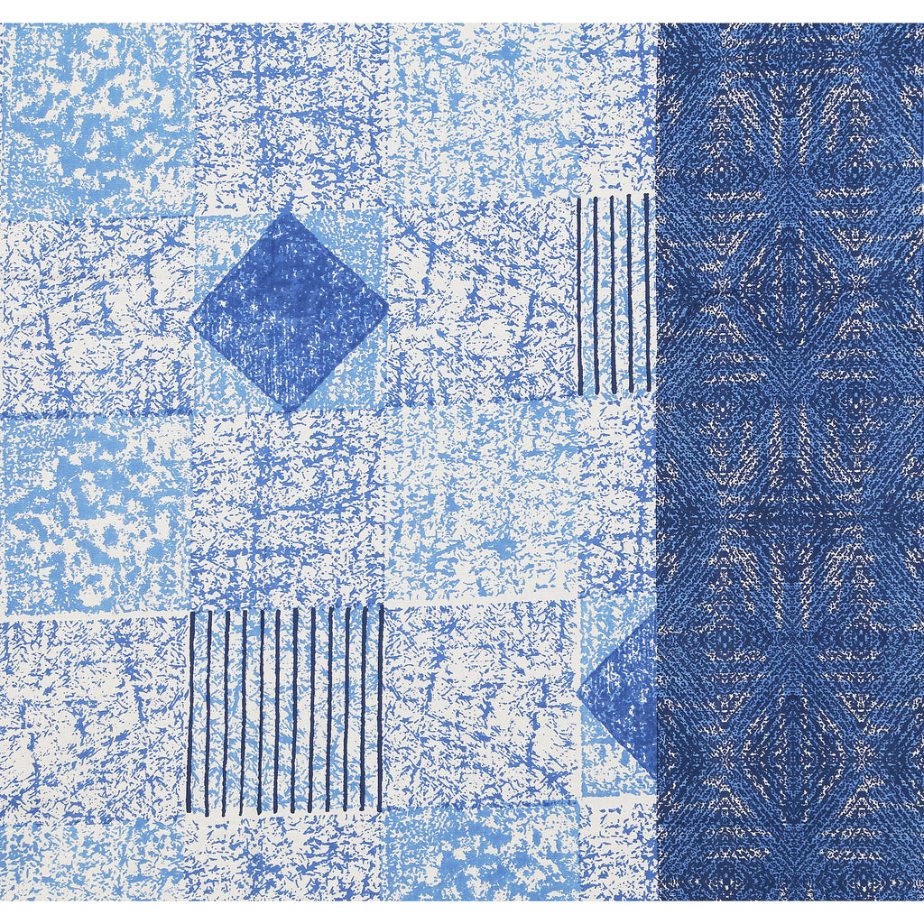 Luxury 100% Cotton Geometric Single Bedsheet Set | 70x100 Inches | Soft & Breathable with 2 Pillow Covers