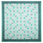 Luxury 100% Cotton Geometric Single Bedsheet Set | 70x100 Inches | Soft & Breathable with 2 Pillow Covers
