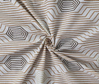 Soft Cotton Geometric Single Bedsheet with 2 Pillow Covers | 70x100