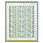 Parkota Collection 95x108 Double Bedsheet with Artistic Bird Motifs & Pillow Covers