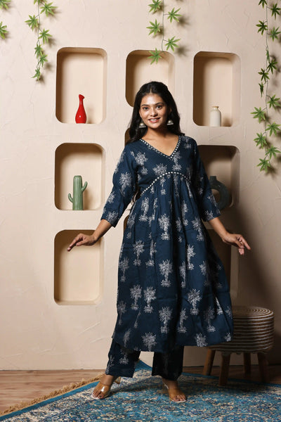 Neel Tara Kurta Set