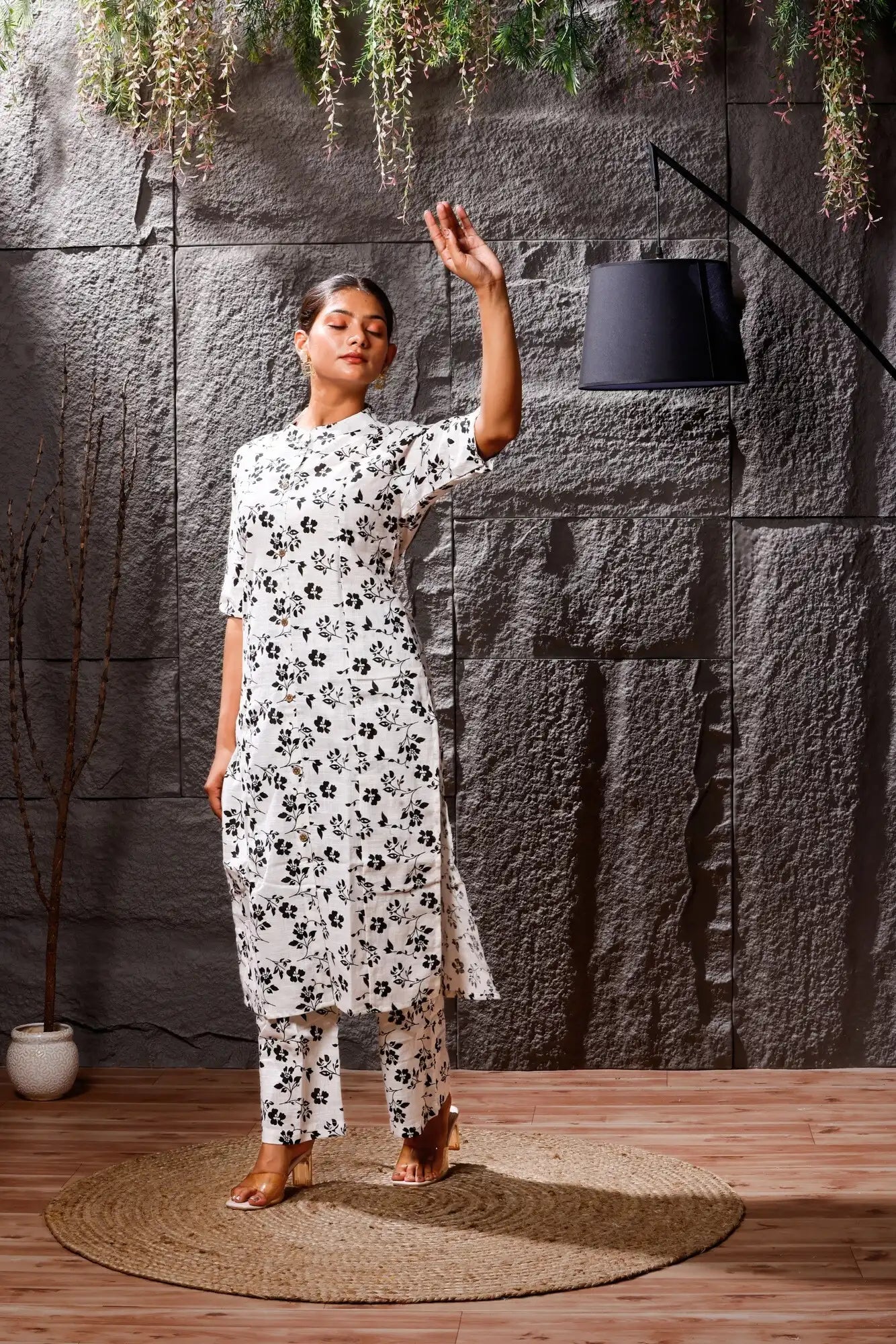 Monochrome Meadow Co-ord Set