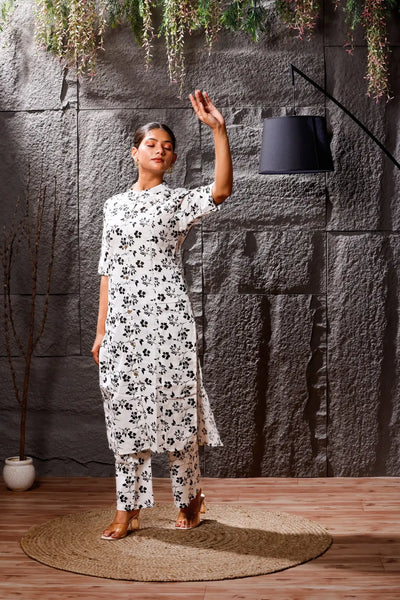 Monochrome Meadow Co-ord Set