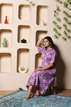 Lavendula Petal Kurta Dress