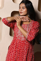 Ruhani Scarlet Thread Suit Set
