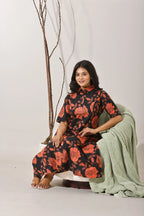 Rust Bloom Dress