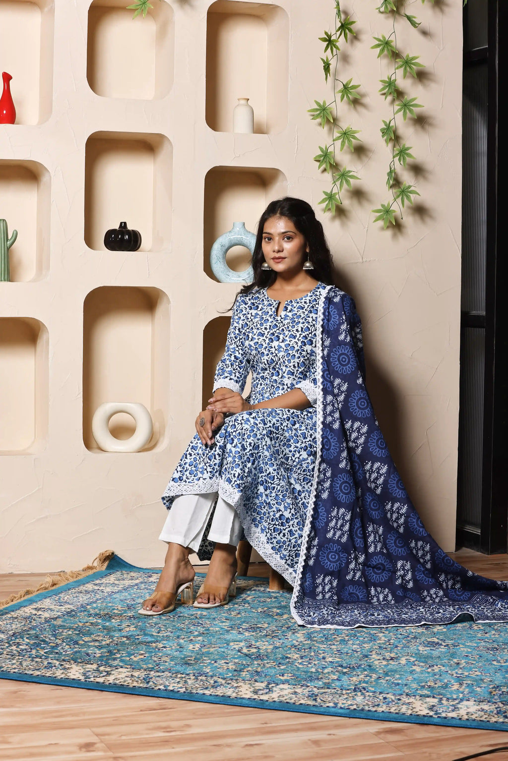 Neelika Indigo Suit Set