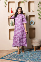 Lavendula Petal Kurta Dress
