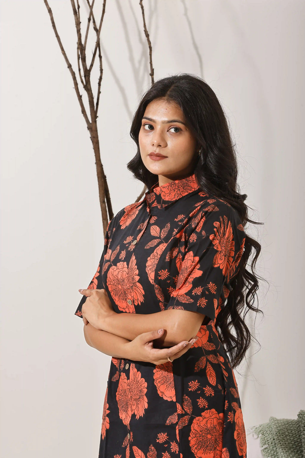 Rust Bloom Dress