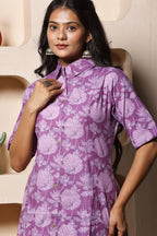 Lavendula Petal Kurta Dress