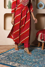 Gulnaar Bandhej Suit Set
