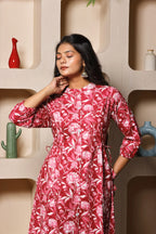 Gulzaar Crimson Kurta Set