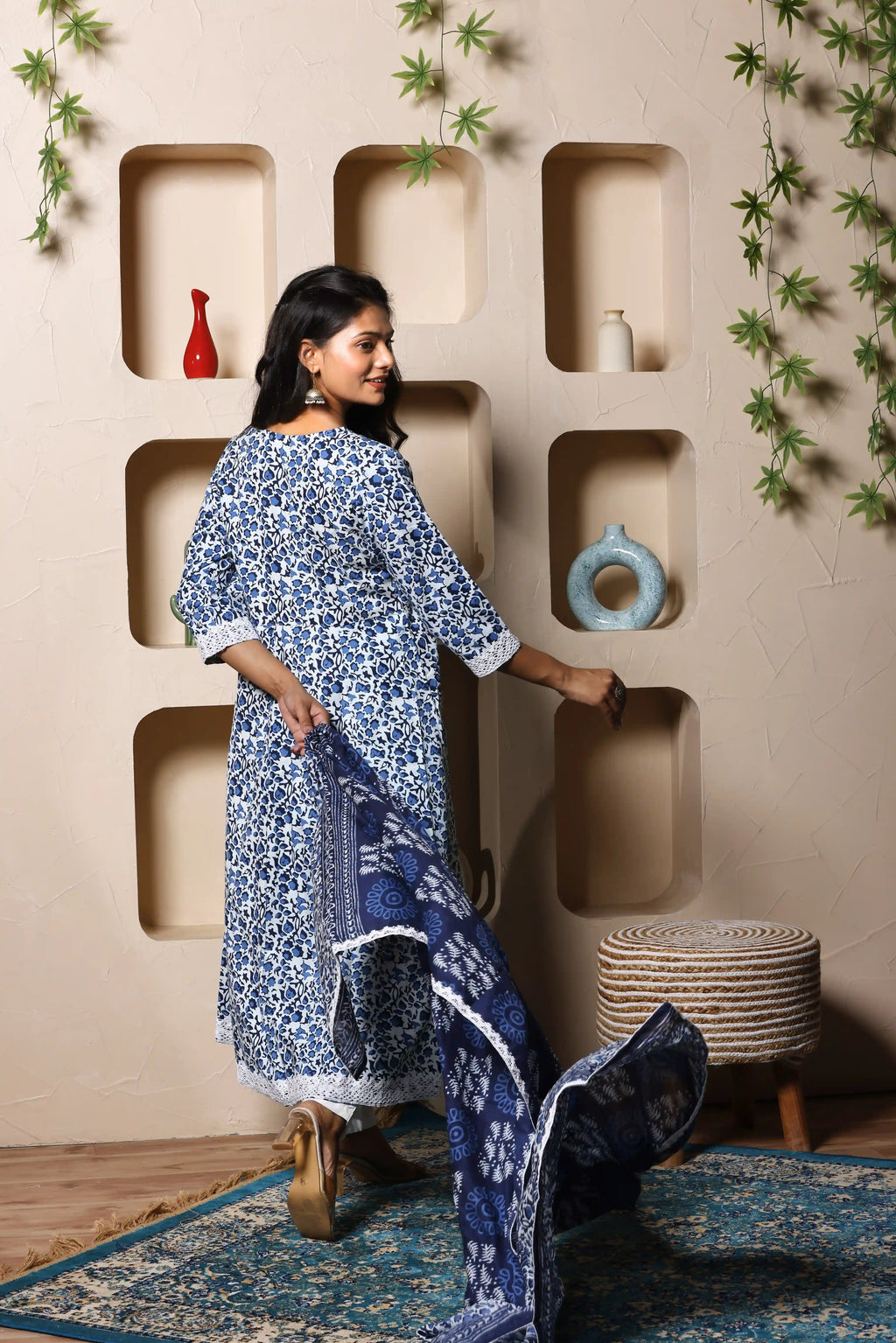 Neelika Indigo Suit Set