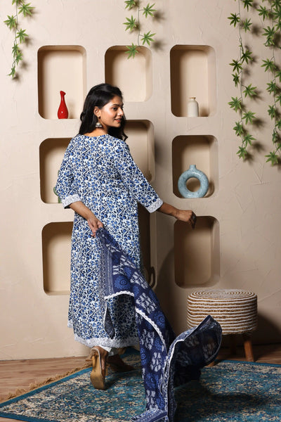 Neelika Indigo Suit Set