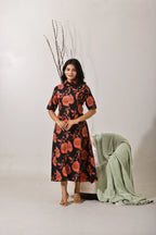 Rust Bloom Dress