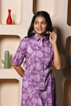 Lavendula Petal Kurta Dress