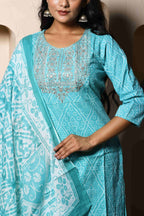 Aafreen Sky Suit Set