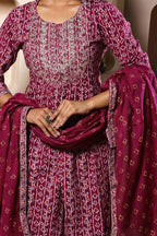 Ruhani Rosewood Thread Suit Set