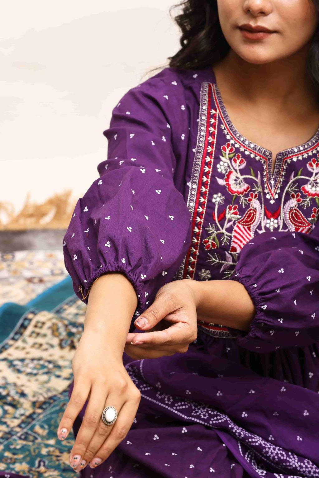 Noorani Bloom Suit Set