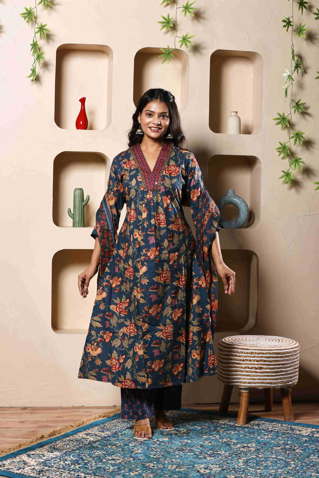 Noor-e-Nilofer Floral Suit Set