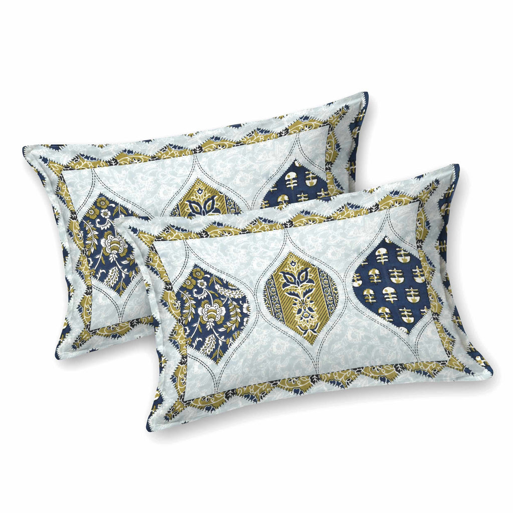 95-108 Viscose Savera Collection Double Bedsheet – Artistic Patterns, Luxurious Fabric & Everyday Elegance