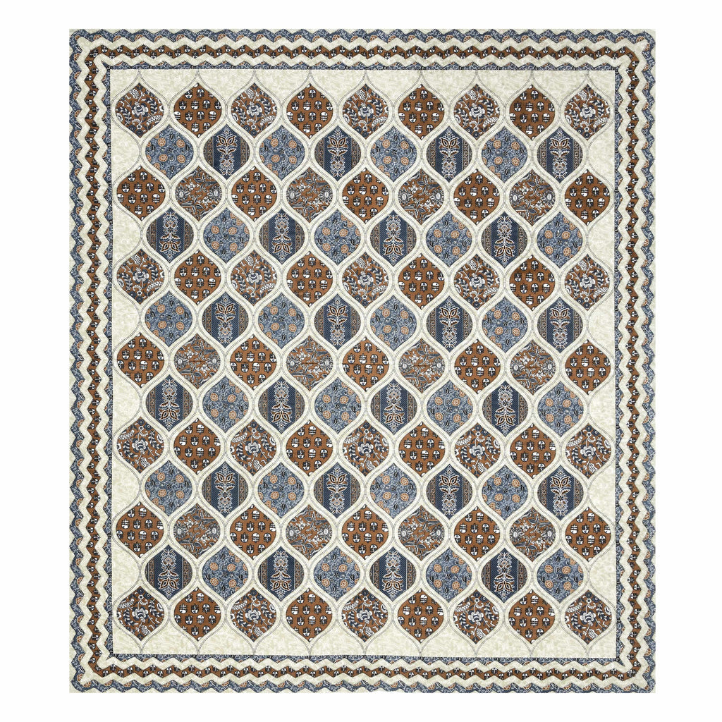 95-108 Viscose Savera Collection Double Bedsheet – Artistic Patterns, Luxurious Fabric & Everyday Elegance
